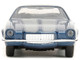 1973 Chevrolet Camaro Dark Blue Metallic with Gray Stripes and Winter Soldier Diecast Figure Marvel Avengers Hollywood Rides Series 1/32 Diecast Model Car Jada 33073