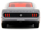 1969 Ford Mustang Silver Metallic and Dark Red and Star Lord Diecast Figure Marvel Guardians of the Galaxy Hollywood Rides Series 1/32 Diecast Model Car Jada 33077