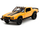 1977 Chevrolet Camaro Off Road Version Bumblebee Yellow Metallic with Black Stripes and Transformers Logo Diecast Statue Transformers Rise of the Beasts 2023 Movie Hollywood Rides Series 1/24 Diecast Model Car Jada 34263