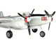 Lockheed Martin P 38J Lightning Fighter Aircraft Pudgy IV Major Thomas McGuire 1/48 Diecast Model Air Force 1 AF1-0150