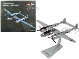 Lockheed Martin P 38J Lightning Fighter Aircraft Pudgy IV Major Thomas McGuire 1/48 Diecast Model Air Force 1 AF1-0150