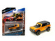 2021 Ford Bronco Wildtrak Orange Metallic with Black Top Off-Road Maisto Design Series 1/64 Diecast Model Car Maisto 15494-22D