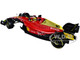 Ferrari F1 75 16 Charles Leclerc Giallo Modena 2nd Place Formula One F1 Italian GP 2022 Formula Racing Series 1/18 Diecast Model Car Bburago 16811CLMZ