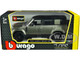 2022 Land Rover Defender 110 Green Metallic with Black Top and Sunroof 1/24 Diecast Model Car Bburago 21101grn