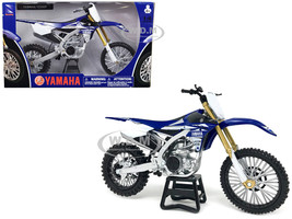 Yamaha YZ450F Dirt Bike Motorcycle Blue and White 1/6 Diecast Model New Ray 49643