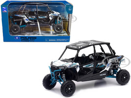 Polaris RZR XP Turbo DOHC Mini ATV Blue Black Diecast Model New