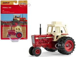 Farmall 856 Tractor Red Cream Top Dual Wheels Case IH Agriculture 1/64 Diecast Model ERTL TOMY 44290