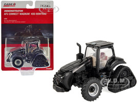Case IH AFS Connect Magnum 400 RowTrac Demonstrator Half-Tracked Tractor Black Case IH Agriculture 1/64 Diecast Model ERTL TOMY 44298