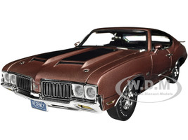 1970 Oldsmobile 442 Regency Rose Metallic with Black Stripes Limited Edition to 348 pieces Worldwide 1/18 Diecast Model Car ACME A1805626