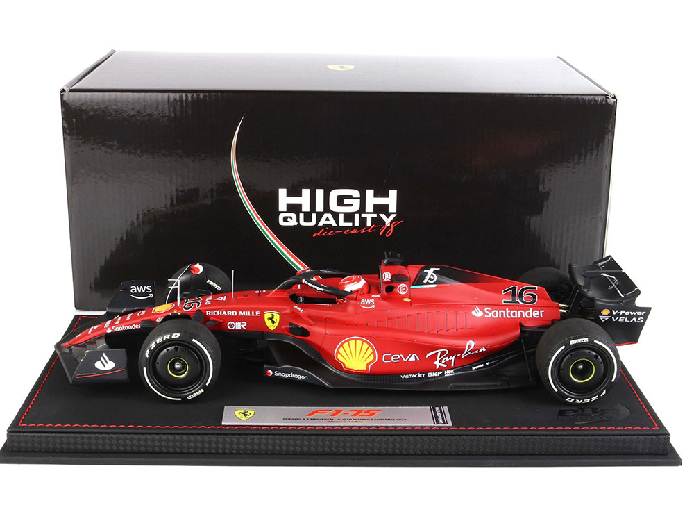Ferrari F1 75 16 Charles Leclerc Winner Formula One F1 Australian GP 2022  Limited Edition to
