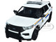 2022 Ford Police Interceptor Utility RCMP Royal Canadian Mounted Police White 1/24 Diecast Model Car Motormax 76989