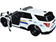 2022 Ford Police Interceptor Utility RCMP Royal Canadian Mounted Police White 1/24 Diecast Model Car Motormax 76989