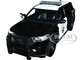 2022 Ford Police Interceptor Utility California Highway Patrol Black and White 1/24 Diecast Model Car Motormax 76991