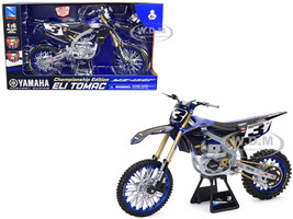 廃盤　ニューレイ　1/6　ヤマハ　バイク　YZ450F　模型　ミニチュア　リアル Yamaha YZ450F Dirt Bike Motorcycle Blue and White 1/6