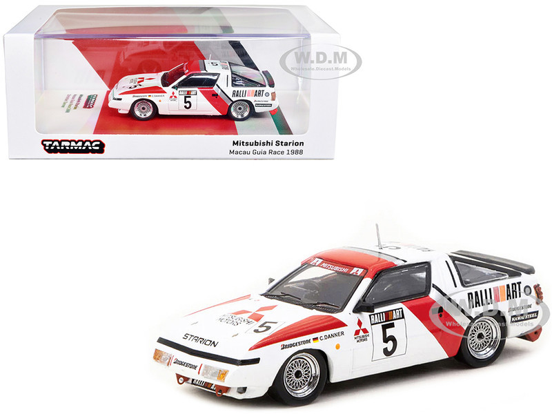 Mitsubishi Starion RHD Right Hand Drive 5 Christian Danner Macau Guia Race 1988 Hobby64 Series 1/64 Diecast Model Car Tarmac Works T64-055-88MGP05