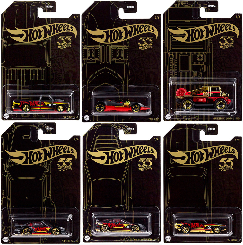 Hot Wheels Pearl and Chrome 2022 Vehicle Custom '53 Chevy Pearl \u0026 Chrome 56th Anniversary w⁄CHASE by Hot Wheels | 2024 Mix 1