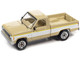 1983 Ford Ranger XLS Pickup Truck Light Desert Tan and White with Open Flatbed Trailer Limited Edition to 7264 pieces Worldwide Tow & Go Series 1/64 Diecast Model Car Johnny Lightning JLBT017-JLSP316A