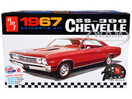 Skill 2 Model Kit 1967 Chevrolet Chevelle SS 396 AMT Celebrating 75 Years 1/25 Scale Model AMT AMT1388
