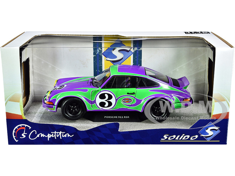 ミニカー　1/18 パープル ヒッピー トリビュート 1973(パープル) [S1801117] 1973 Porsche 911 RSR #3 Purple Hippy Tribute Competition
