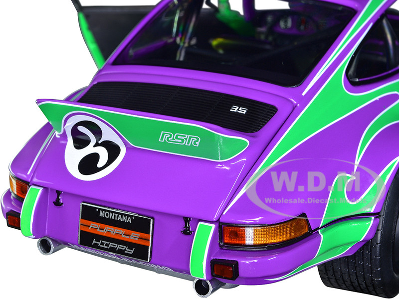 Solido S1801114 1:18 1973 Porsche 911 RSR Purple Street Fighter