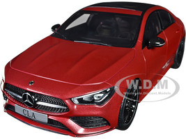 2019 Mercedes-Benz CLA C118 Coupe Rouge Patagonie Red Metallic Sunroof 1/18 Diecast Model Car Solido S1803104