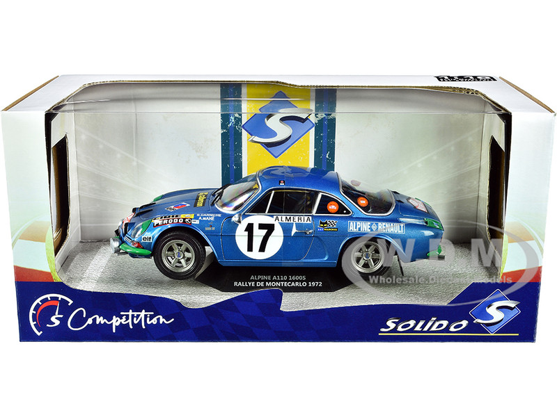 ミニカー　1/18 アルピーヌ A110 1600S モンテカルロ 1972 #17 [S1804206] Alpine A110 1600S #17 Bernard Darniche Alain Mahe Rallye de