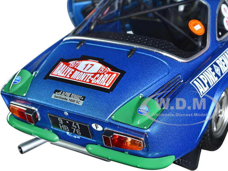 Alpine A110 1600S #17 Bernard Darniche Alain Mahe Rallye de