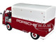 1950 Volkswagen T1 Pickup Truck Camper Shell Dark Red Porsche Service 1/18 Diecast Model Car Solido S1806707
