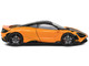 2020 McLaren 765 LT Papaya Spark Orange Metallic Black 1/43 Diecast Model Car Solido S4311901