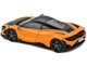 2020 McLaren 765 LT Papaya Spark Orange Metallic Black 1/43 Diecast Model Car Solido S4311901