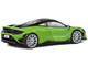 2020 McLaren 765 LT Lime Green Metallic Black 1/43 Diecast Model Car Solido S4311902
