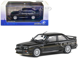 1989 BMW E30 M3 Alpina B6 3.5S Diamond Black Metallic 1/43 Diecast Model Car Solido S4312002