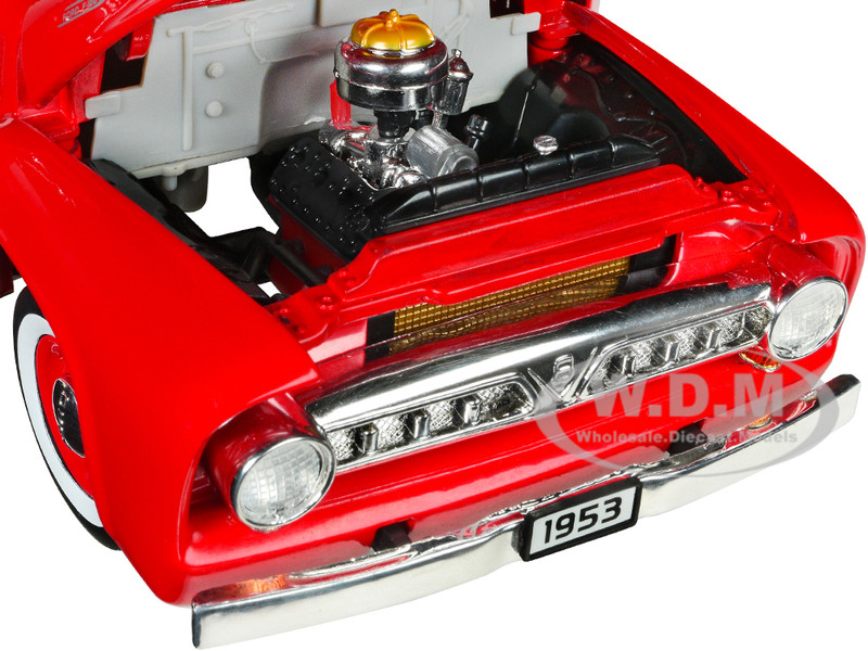 1953 Ford F-100 Pickup Truck Red 1/18 Diecast Model Car Road