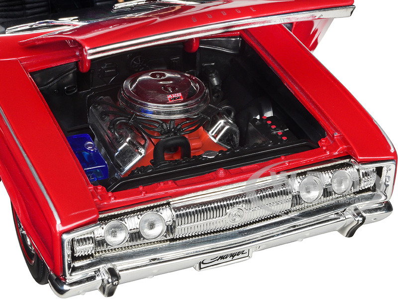 S*P様 Dodge Charger ミニカー レッド1/18 1966 Dodge Charger Red 1/18 Diecast Model Car Road Signature