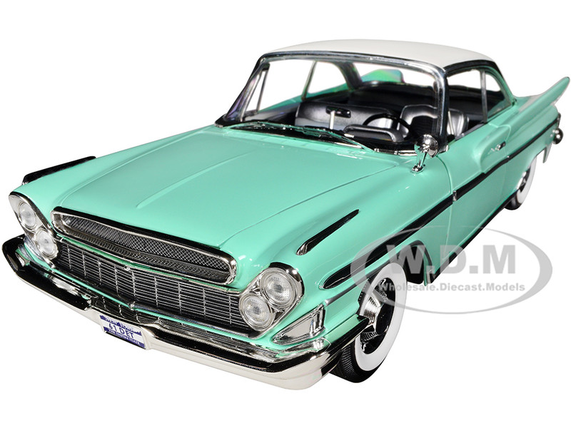 1961 DeSoto Adventurer Light Green with White Top 1/18 Diecast Model Car Road Signature 92738grn