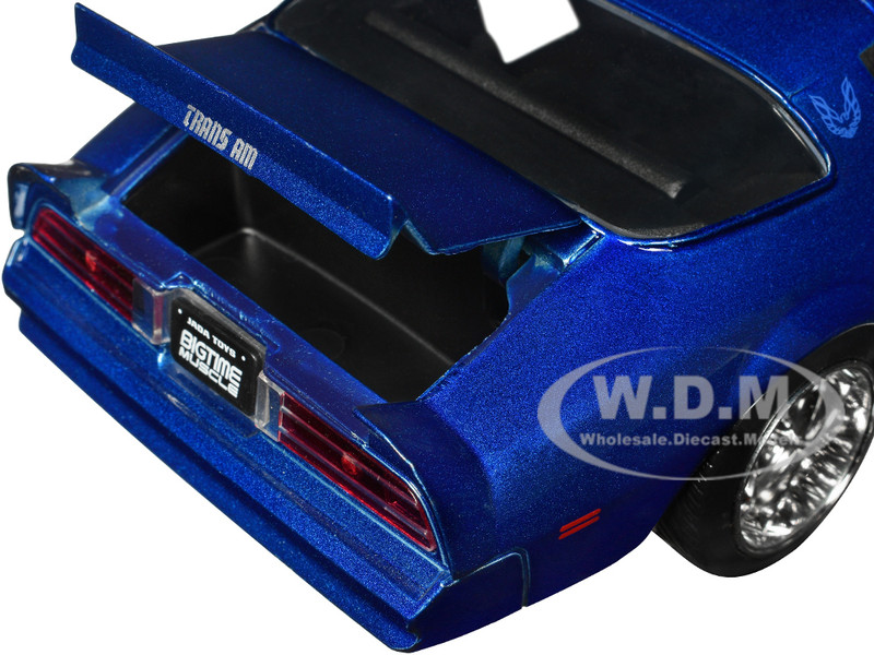 1977 PONTIAC FIREBIRD TRANS AM BLUE 1/24 DIECAST MODEL CAR