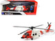 Sikorsky HH 60J Jayhawk Helicopter Red and White United States Coast Guard Sky Pilot Series 1/60 Diecast Model New Ray 25593