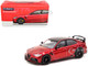 Alfa Romeo Giulia GTAm Red Metallic with Black Top Global64 Series 1/64 Diecast Model Car Tarmac Works T64G-TL031-MRE