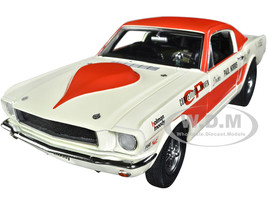 1965 Ford Mustang A FX Red and Cream Holman Moody Limited Edition to 636 pieces Worldwide 1/18 Diecast Model Car ACME A1801855