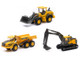 Volvo Construction Vehicles Set of 3 pieces Diecast Models New Ray NR32095