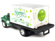 1957 Chevrolet Refrigerated Box Truck Green with White Top Sprite 1/87 HO Scale Model Classic Metal Works 30646