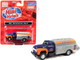 1954 Ford Tanker Truck Dark Blue and Orange Union 76 1/87 (HO) Scale Model Classic Metal Works 30650