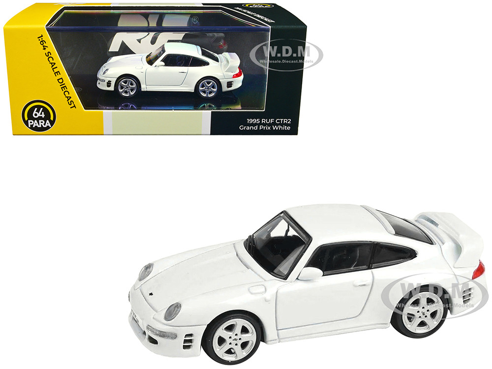 RUF CTR2 Grand Prix White 1/64 Diecast Model Car Paragon Models PA