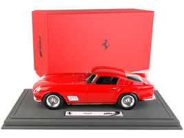 1958 Ferrari 250 TDF Faro Carenato Red with DISPLAY CASE Limited Edition to 99 pieces Worldwide 1/18 Model Car BBR BBR1820A1