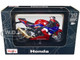 Honda CBR1000RR R Fireblade SP Red with White and Blue Graphics with Stand 1/12 Diecast Motorcycle Model Maisto 32705RBW