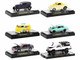 Auto Thentics 6 piece Set Release 77 IN DISPLAY CASES Limited Edition 1/64 Diecast Model Cars M2 Machines 32500-77