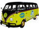 1960 Volkswagen Microbus Deluxe U S A Model Lime Green and Black EMPI Equipped Limited Edition to 6550 pieces Worldwide 1/24 Diecast Model Car M2 Machines 40300-105A