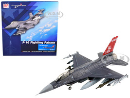 General Dynamics F 16C Fighting Falcon Fighter Aircraft 100th FS 187th FW Alabama ANG 2021 Air Power Series 1/72 Diecast Model Hobby Master HA38011