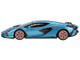 Lamborghini Sian FKP 37 Blu Aegir Blue Metallic Limited Edition to 6960 pieces Worldwide 1/64 Diecast Model Car Mini GT MGT00573