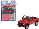Land Rover Defender 90 Pickup Truck Masai Red Limited Edition to 1800 pieces Worldwide 1/64 Diecast Model Car True Scale Miniatures MGT00323